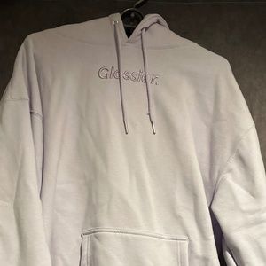 Rare Lavender Glossier Hoodie
